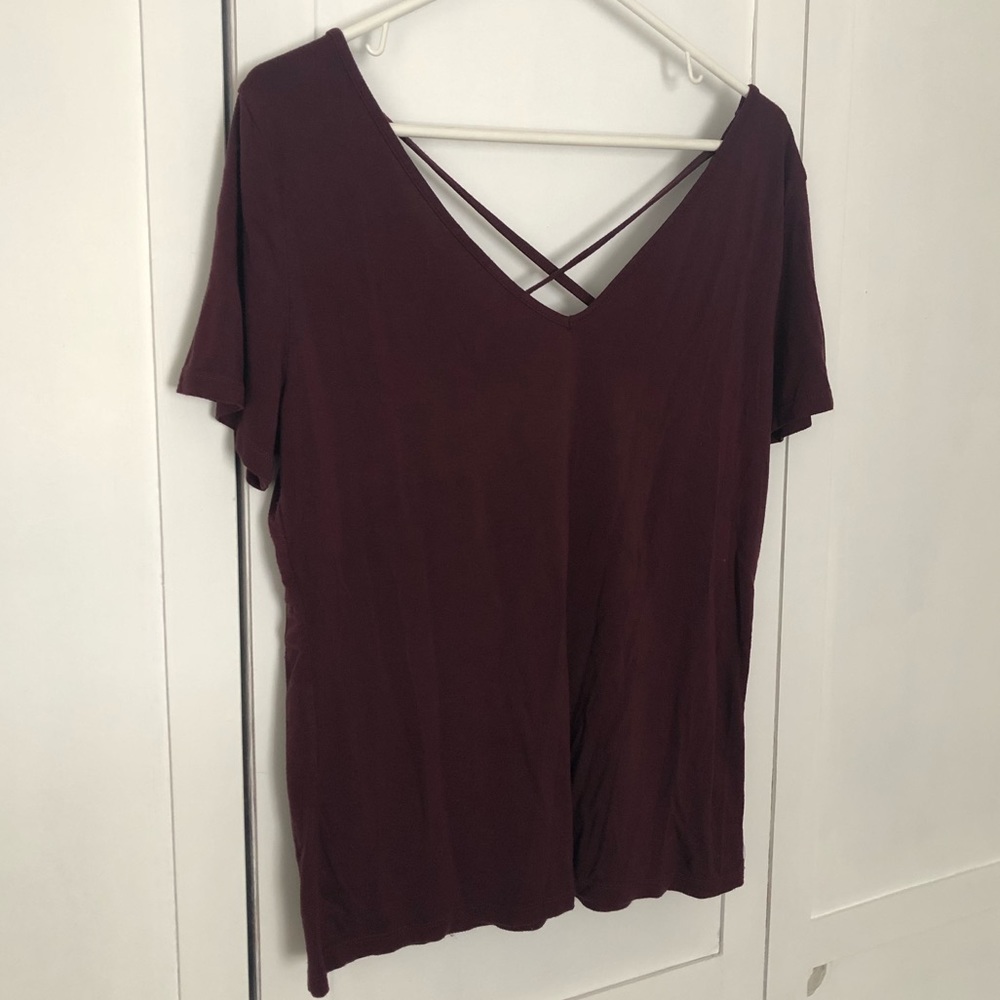 Boutique style red swing shirt size medium